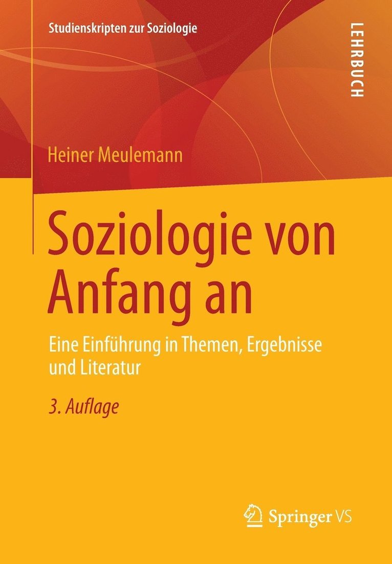 Soziologie von Anfang an
