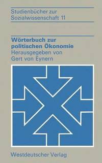 bokomslag Wrterbuch zur politischen konomie