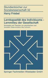 bokomslag Lernkapazitt des Individuums  Lernmilies der Gesellschaft