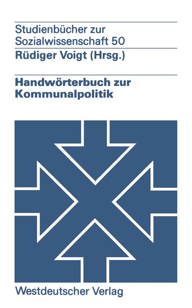 Rüdiger Voigt - Handwörterbuch zur Kommunalpolitik, Häftad
