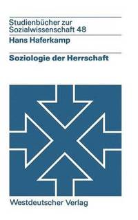 bokomslag Soziologie der Herrschaft