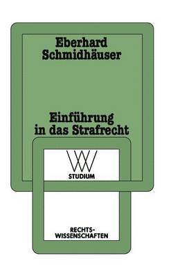bokomslag Einführung in das Strafrecht