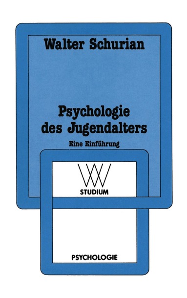 Walter Schurian - Psychologie des Jugendalters, Häftad