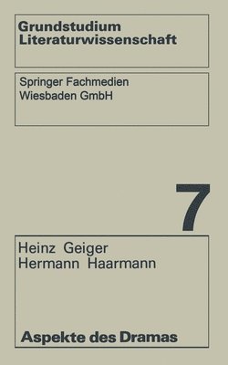Heinz Geiger, Hermann Haarmann - Aspekte des Dramas, Häftad