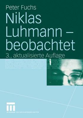 bokomslag Niklas Luhmann  beobachtet