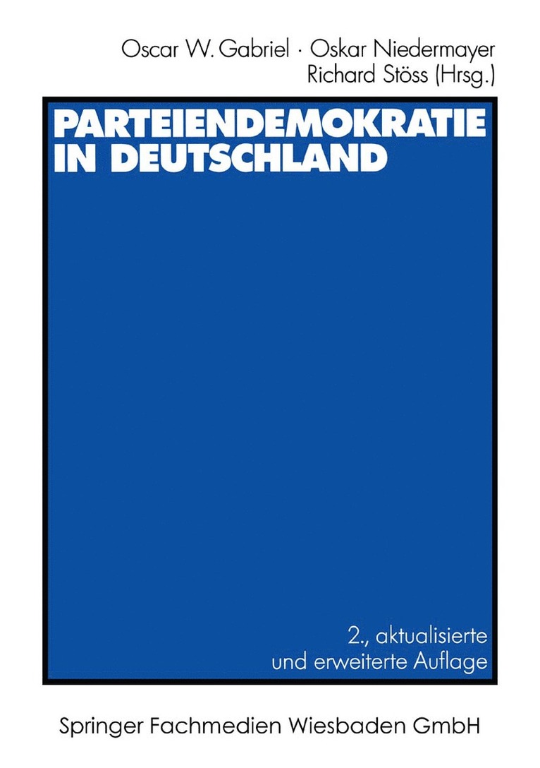 Parteiendemokratie in Deutschland 1