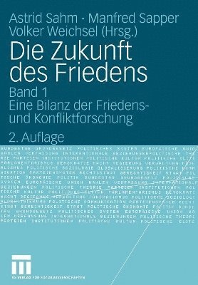 bokomslag Die Zukunft des Friedens