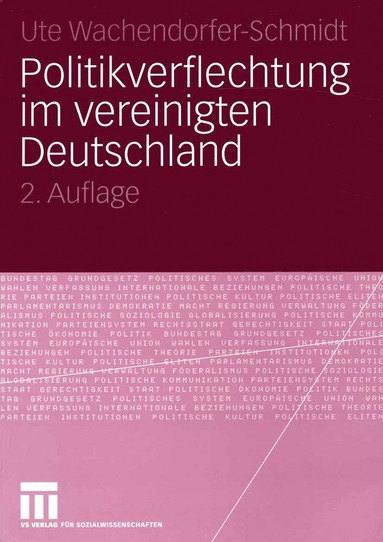 bokomslag Politikverflechtung im vereinigten Deutschland