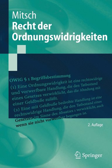 bokomslag Recht der Ordnungswidrigkeiten