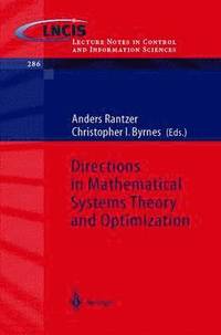 bokomslag Directions in Mathematical Systems Theory and Optimization