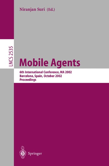 Niranjan Suri - Mobile Agents, Häftad