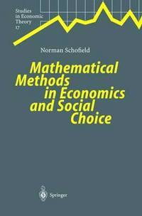 bokomslag Mathematical Methods in Economics and Social Choice