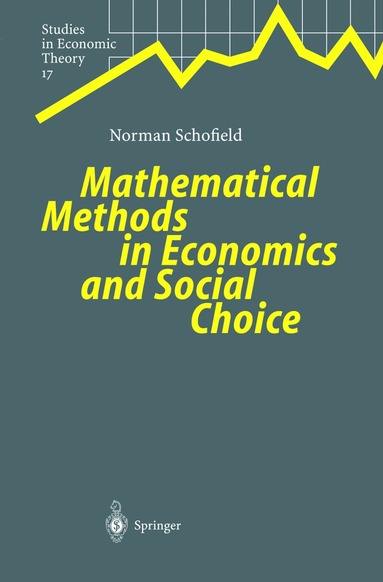 bokomslag Mathematical Methods in Economics and Social Choice