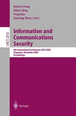 bokomslag Information and Communications Security