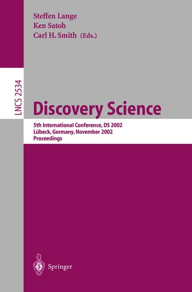 Steffen Lange, Ken Satoh, Carl H. Smith - Discovery Science, Häftad