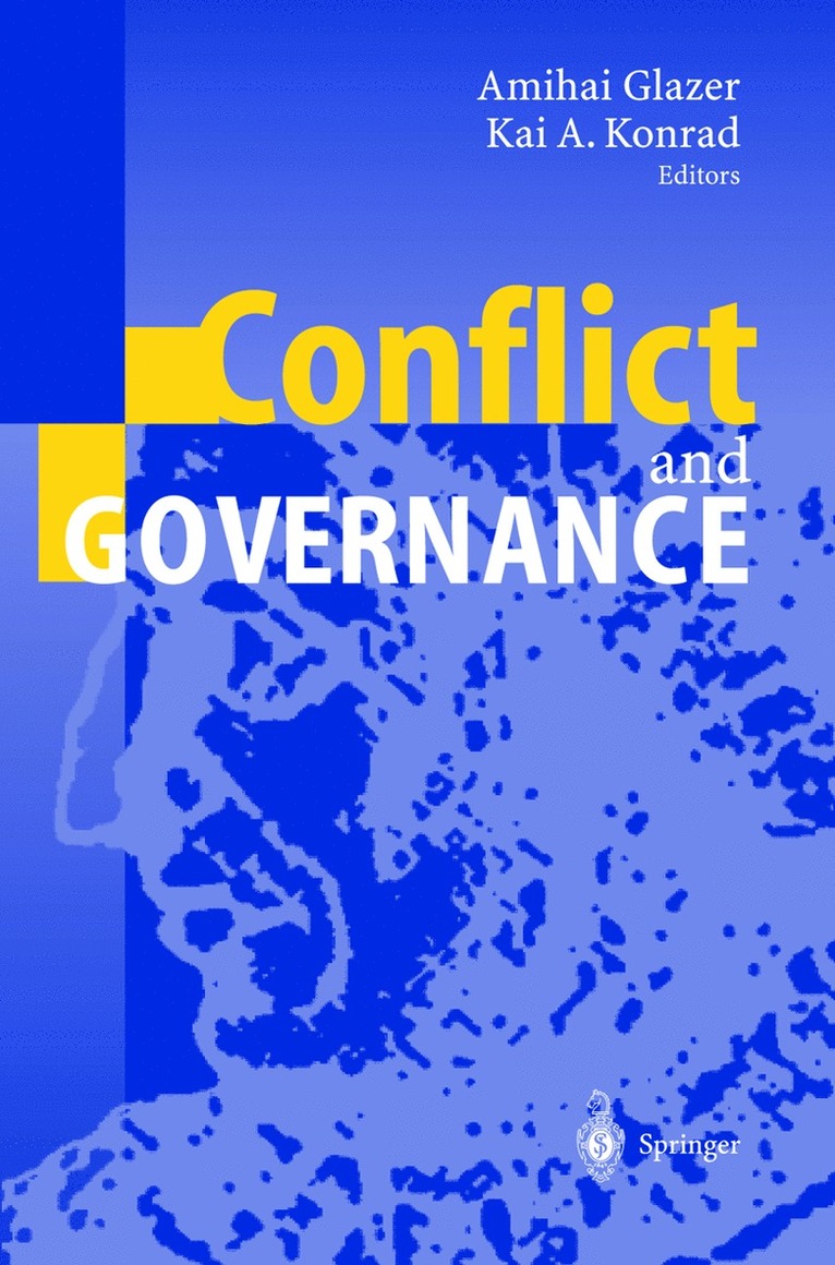 Amihai Glazer, Kai A. Konrad - Conflict and Governance, Inbunden