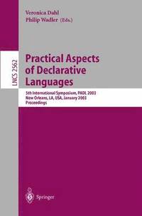 bokomslag Practical Aspects of Declarative Languages