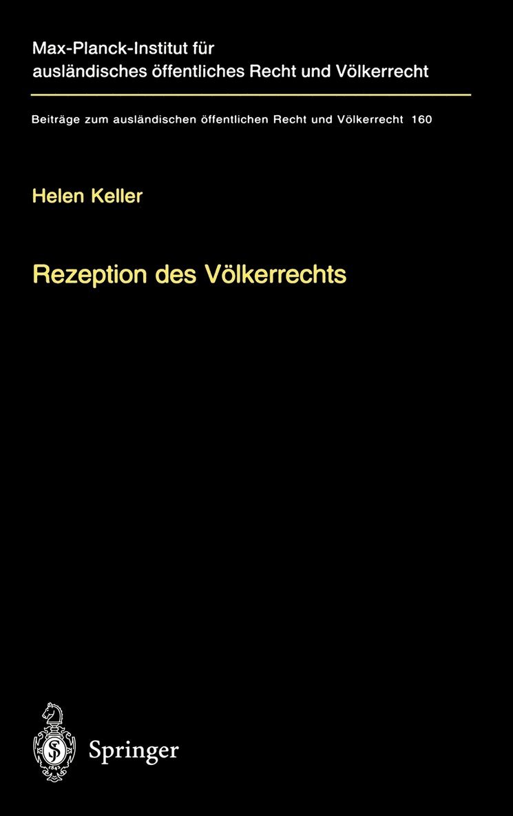Helen Keller - Rezeption des Völkerrechts, Inbunden