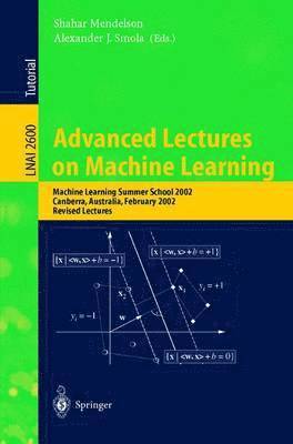 bokomslag Advanced Lectures on Machine Learning