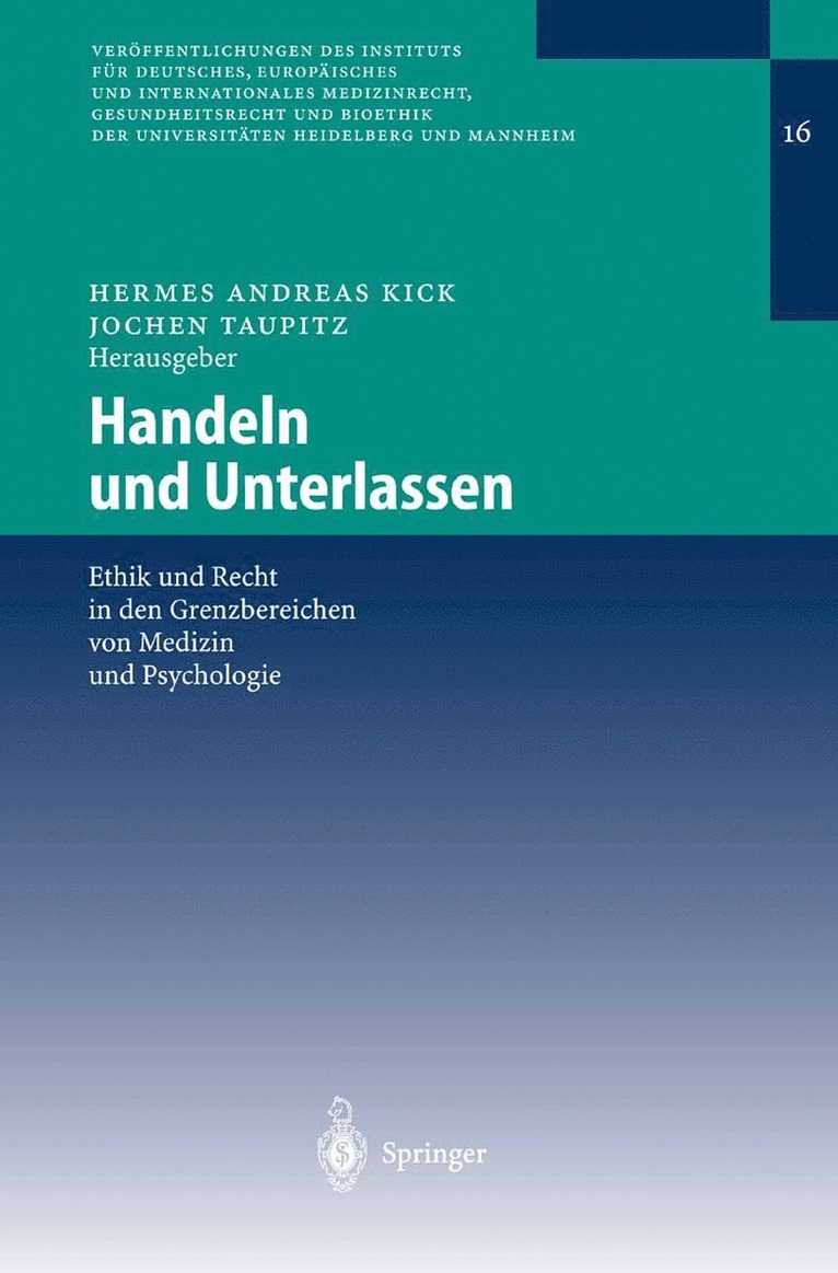 Handeln und Unterlassen 1