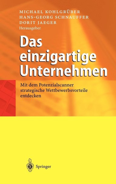 bokomslag Das einzigartige Unternehmen