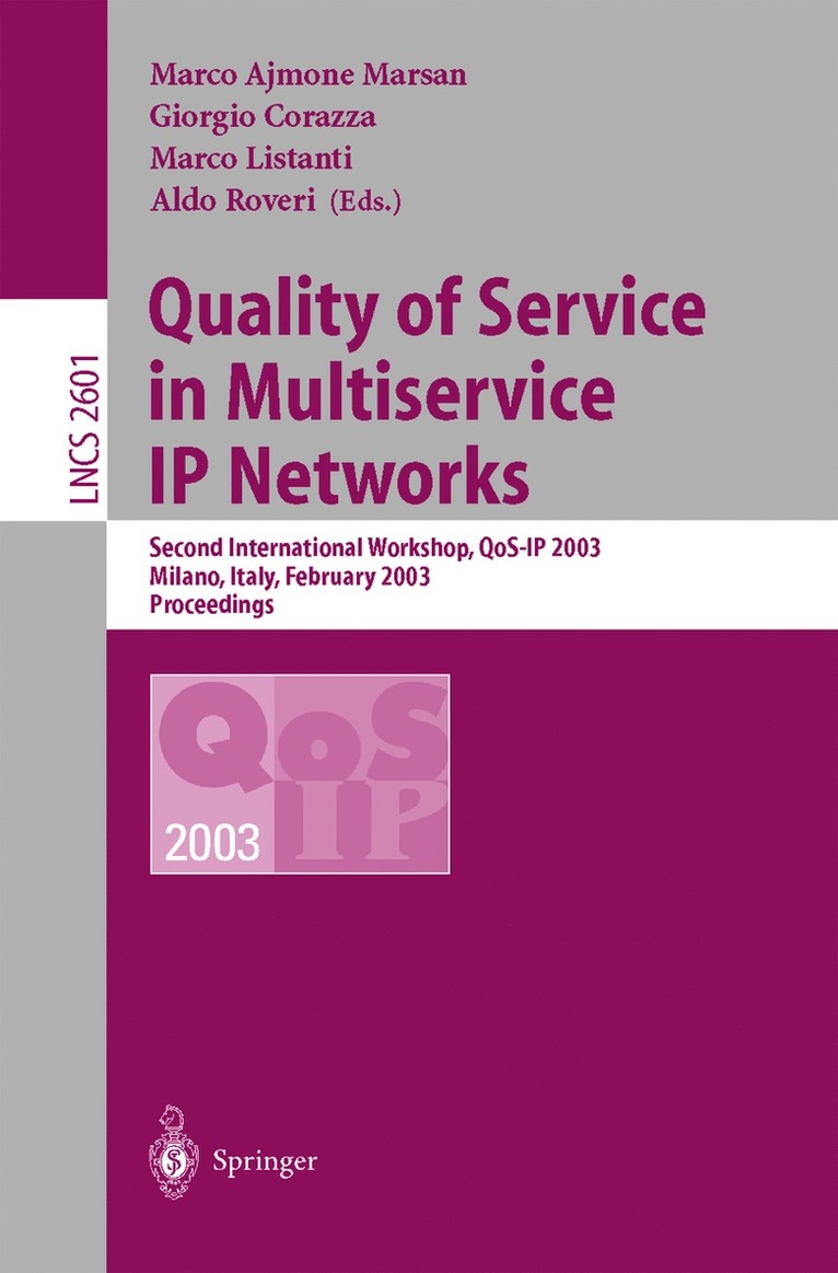 Quality of Service in Multiservice IP Networks 1