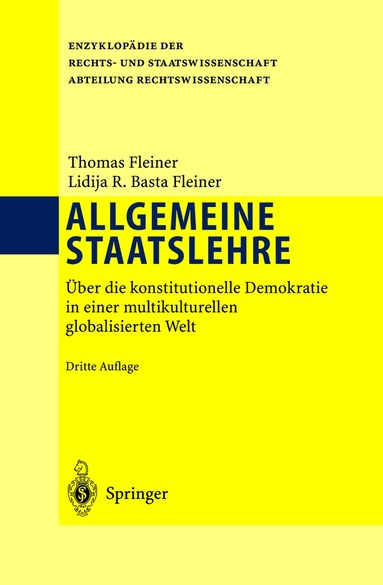 Thomas Fleiner, Lidija Basta Fleiner - Allgemeine Staatslehre, Inbunden