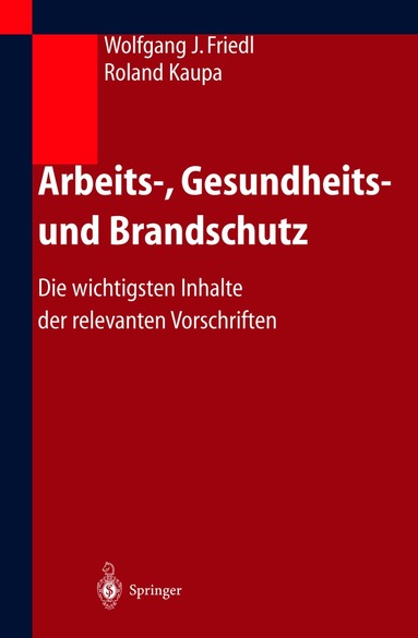 bokomslag Arbeits-, Gesundheits- und Brandschutz