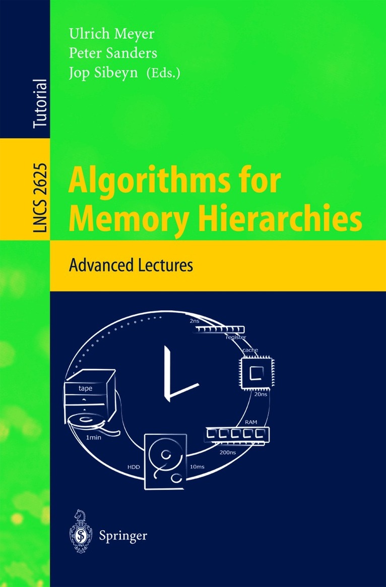 Ulrich Meyer, Peter Sanders, Jop Sibeyn - Algorithms for Memory Hierarchies, Häftad