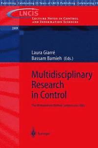bokomslag Multidisciplinary Research in Control