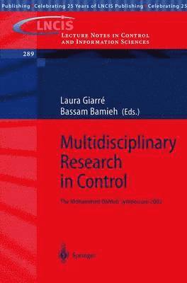 Multidisciplinary Research in Control 1