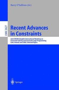 bokomslag Recent Advances in Constraints