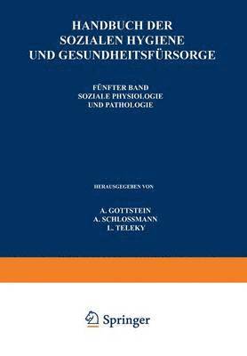 bokomslag Handbuch der Soialen Hygiene und Gesundheitsfrsorge