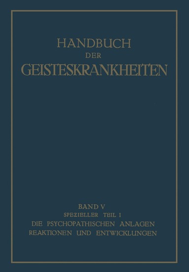 Oswald Bumke - Spezieller Teil, Häftad