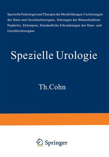 A.v. Lichtenberg, F. Voelcker, H. Wildbolz - Handbuch der Urologie, Häftad