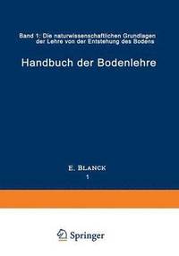 bokomslag Handbuch der Bodenlehre