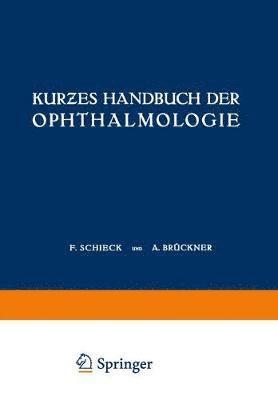 bokomslag Kures Handbuch der Ophthalmologie