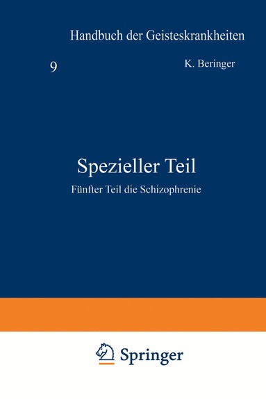 Oswald Bumke - Spezieller Teil, Häftad