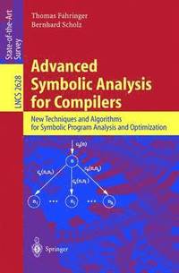 bokomslag Advanced Symbolic Analysis for Compilers