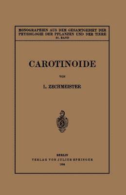 bokomslag Carotinoide