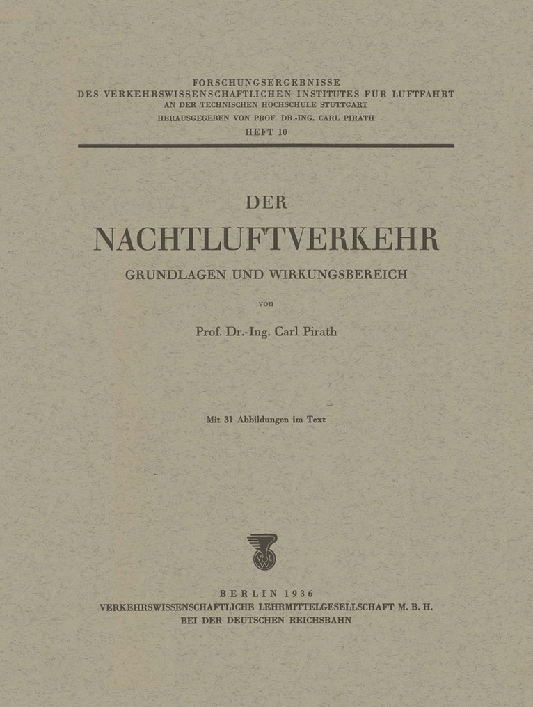 Der Nachtluftverkehr