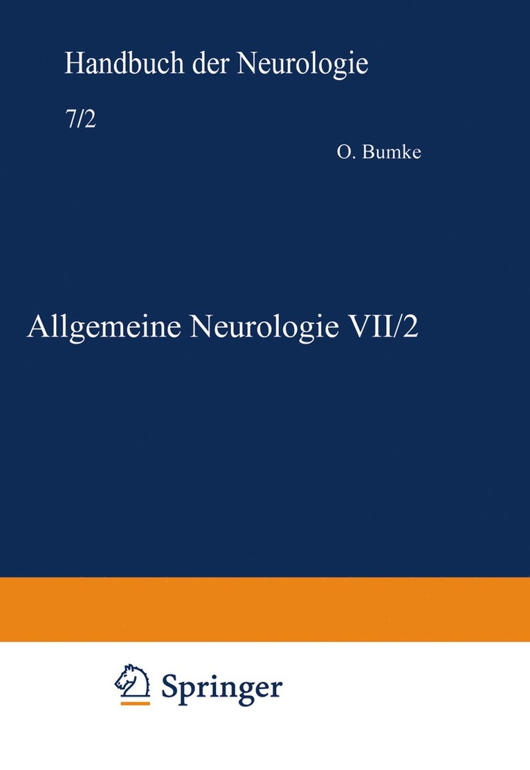 Allgemeine Neurologie VII/2 1