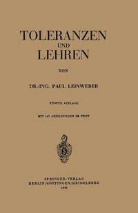 bokomslag Toleranzen und Lehren
