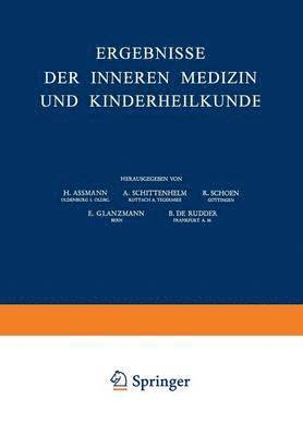 bokomslag Ergebnisse der Inneren Medizin und Kinderheilkunde