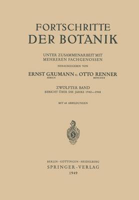 bokomslag Fortschritte der Botanik