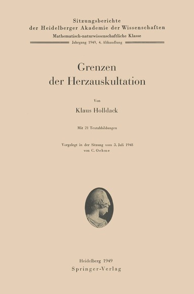 bokomslag Grenzen der Herzauskultation