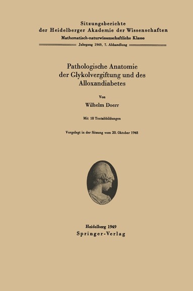 bokomslag Pathologische Anatomie der Glykolvergiftung und des Alloxandiabetes