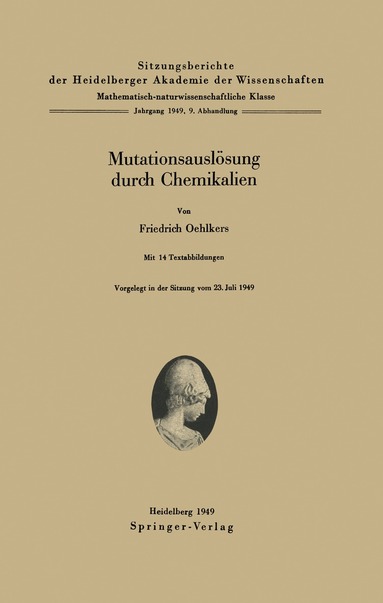 F. Oehlkers - Mutationsauslösung durch Chemikalien, Häftad