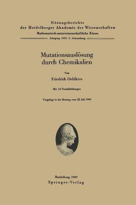 bokomslag Mutationsauslsung durch Chemikalien