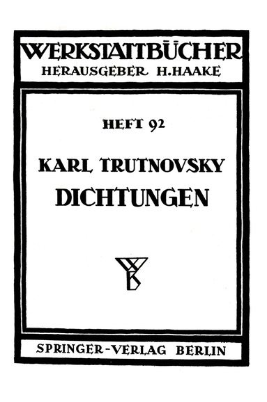 K. Trutnovsky - Dichtungen, Häftad